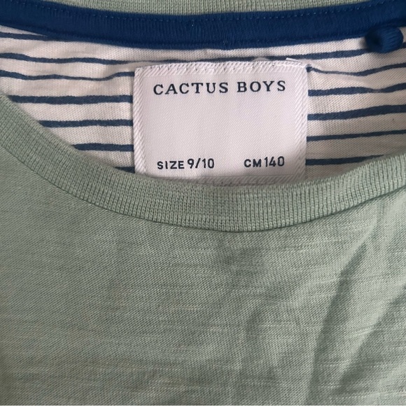 Cactus Boys’ green and white striped shirt- size 9/10
VGUC - Picture 3 of 5